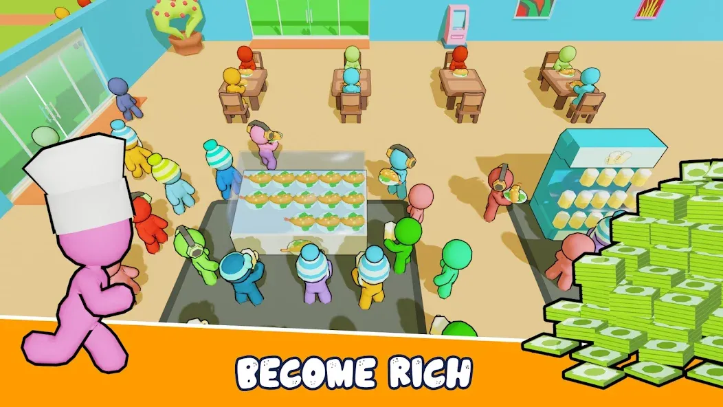 Kitchen Fever: Food Tycoon (Китчен Фивер)  [МОД Бесконечные деньги] Screenshot 1