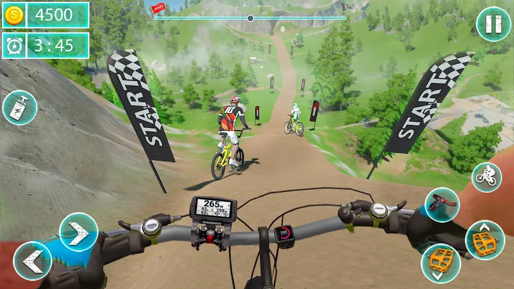 MTB Downhill: BMX Racer  [МОД Menu] Screenshot 1