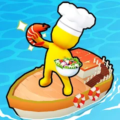 Скачать взломанную Sea Restaurant - Travel Tycoon (Си Ресторан)  [МОД Menu] - стабильная версия apk на Андроид