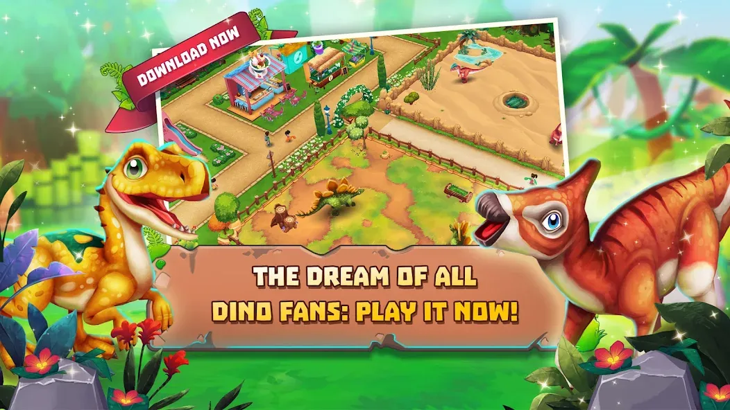 Dinosaur Park – Primeval Zoo (Динозавровый парк)  [МОД Unlocked] Screenshot 4