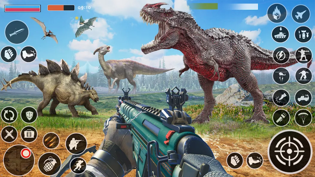 Wild Dino Hunting: Zoo Hunter (Дино Хантер)  [МОД Много денег] Screenshot 2