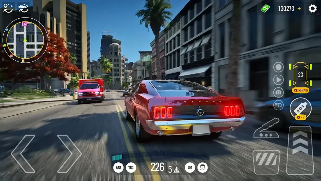 Driving Real Race City 3D (Драйвинг Реал Рейс Сити 3Д)  [МОД Много денег] Screenshot 2