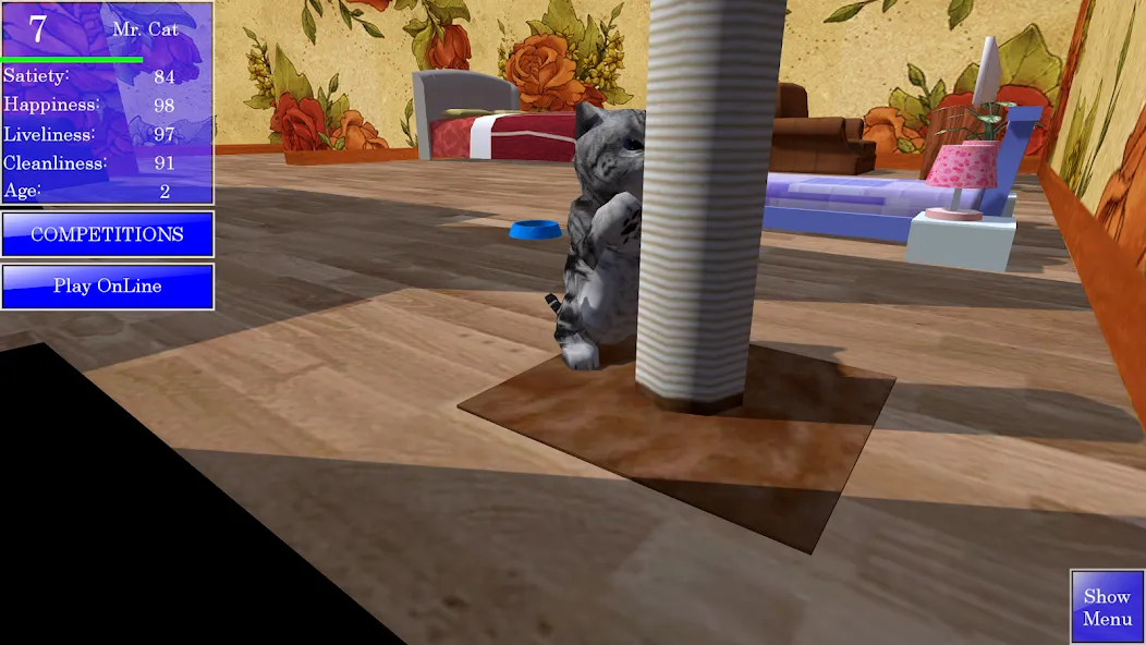 Cute Pocket Cat 3D (Сьют Покет Кэт 3Д)  [МОД Menu] Screenshot 5