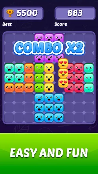 Block Puzzle Game (Блокголоволомка игра)  [МОД Все открыто] Screenshot 3