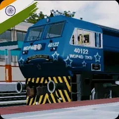 Скачать взломанную Indian Railway Simulator (Индийский железнодорожный симулятор)  [МОД Unlimited Money] - стабильная версия apk на Андроид