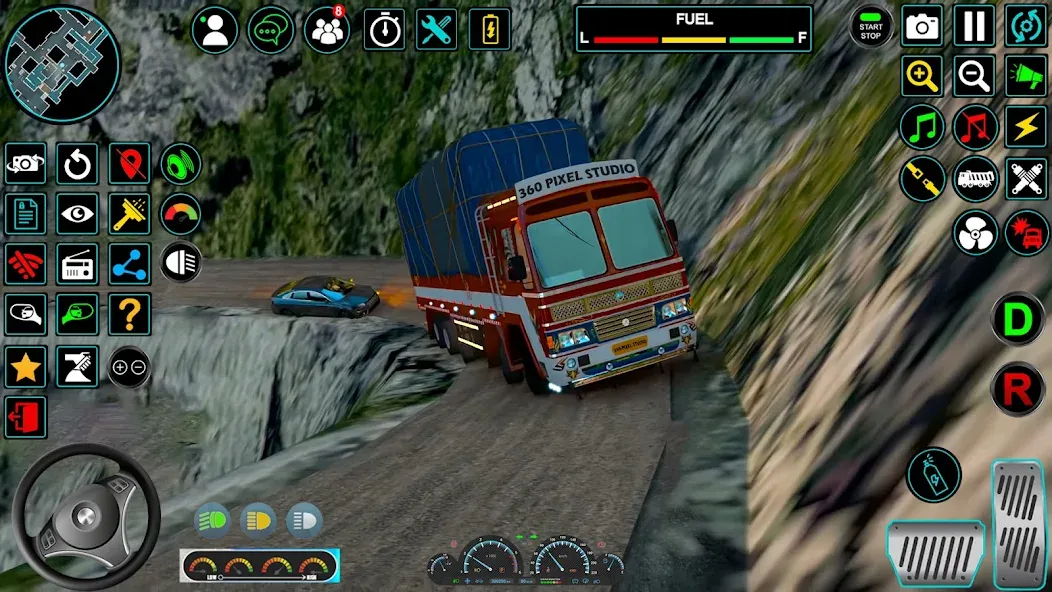 Indian Truck Offroad Cargo Sim (Индийский грузовик   )  [МОД Unlimited Money] Screenshot 1