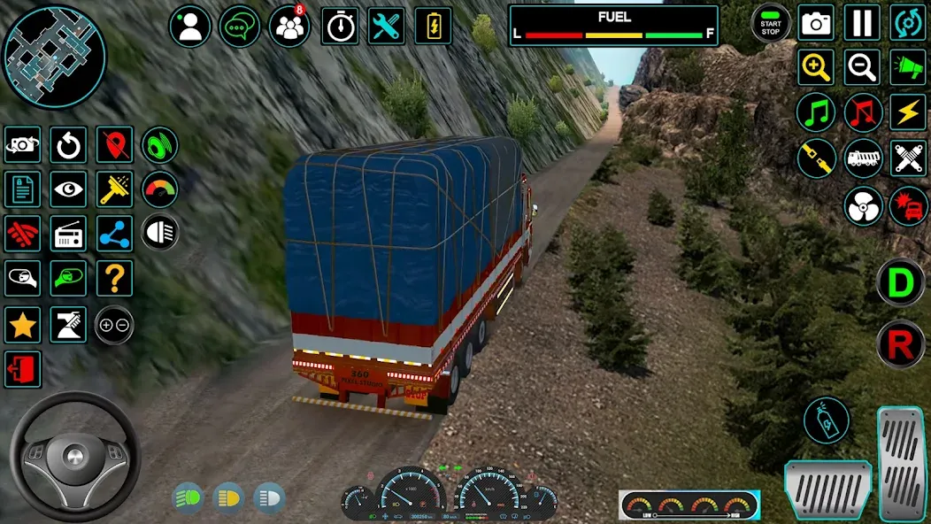 Indian Truck Offroad Cargo Sim (Индийский грузовик   )  [МОД Unlimited Money] Screenshot 3