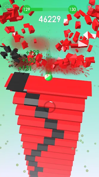 Ball: Blast colorful bricks 3d  [МОД Unlocked] Screenshot 2