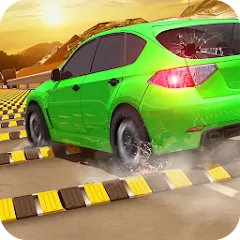 Взломанная Car Crash Speed Bump Car Games  [МОД Много денег] - полная версия apk на Андроид