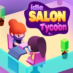 Скачать взломанную Idle Beauty Salon Tycoon (Айдл Бьюти Салон Тайкун)  [МОД Бесконечные монеты] - стабильная версия apk на Андроид