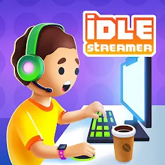 Взлом Idle Streamer - Tuber game (Айдл стример)  [МОД Mega Pack] - стабильная версия apk на Андроид