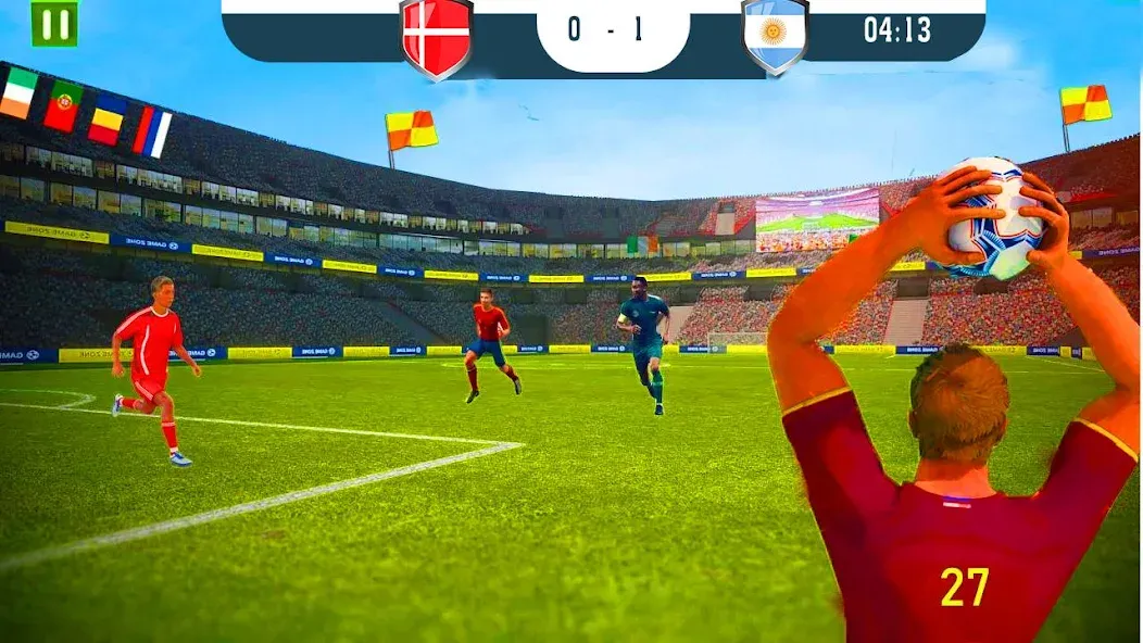 ultimate football game 2024  [МОД Бесконечные деньги] Screenshot 1