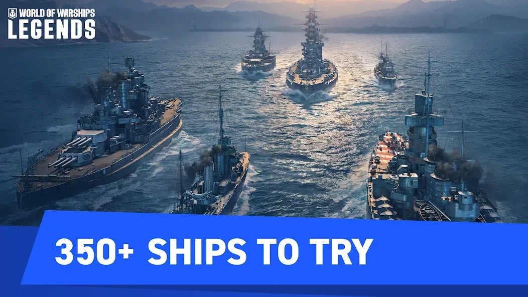 World of Warships Legends PvP (Ворлд оф Варшипс Легендс)  [МОД Все открыто] Screenshot 1