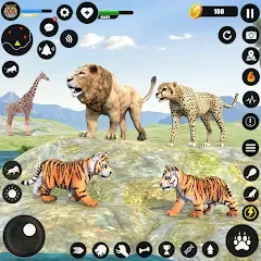 Взломанная Tiger Simulator Animal Games (Тигровый симулятор  игры с животными)  [МОД Unlocked] - полная версия apk на Андроид