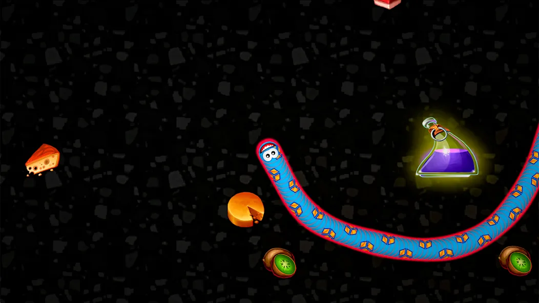 Worms Zone .io - Hungry Snake  [МОД Unlimited Money] Screenshot 4