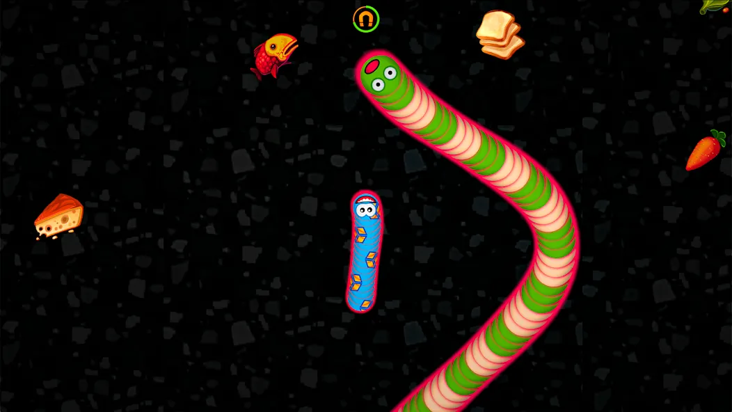 Worms Zone .io - Hungry Snake  [МОД Unlimited Money] Screenshot 5