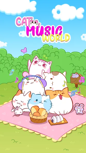 Cat World Music (Кэт Ворлд Мьюзик)  [МОД Бесконечные монеты] Screenshot 5