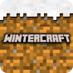 Взломанная Winter Craft - Block Craft (Винтер Крафт)  [МОД Все открыто] - последняя версия apk на Андроид