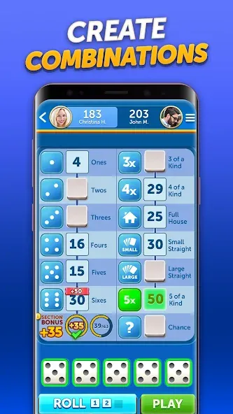 Dice With Buddies™ Social Game (Дайс вместе с друзьями Социальная игра)  [МОД Много денег] Screenshot 3