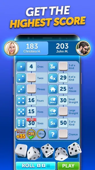 Dice With Buddies™ Social Game (Дайс вместе с друзьями Социальная игра)  [МОД Много денег] Screenshot 4