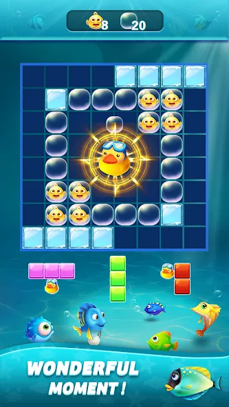 Block Ocean 1010 Puzzle Games (Блок Океан 1010 Головоломки)  [МОД Бесконечные монеты] Screenshot 4