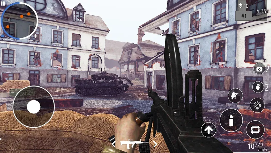 World War 2 Shooter offline (Мировая война 2 Стрелок)  [МОД Бесконечные монеты] Screenshot 3