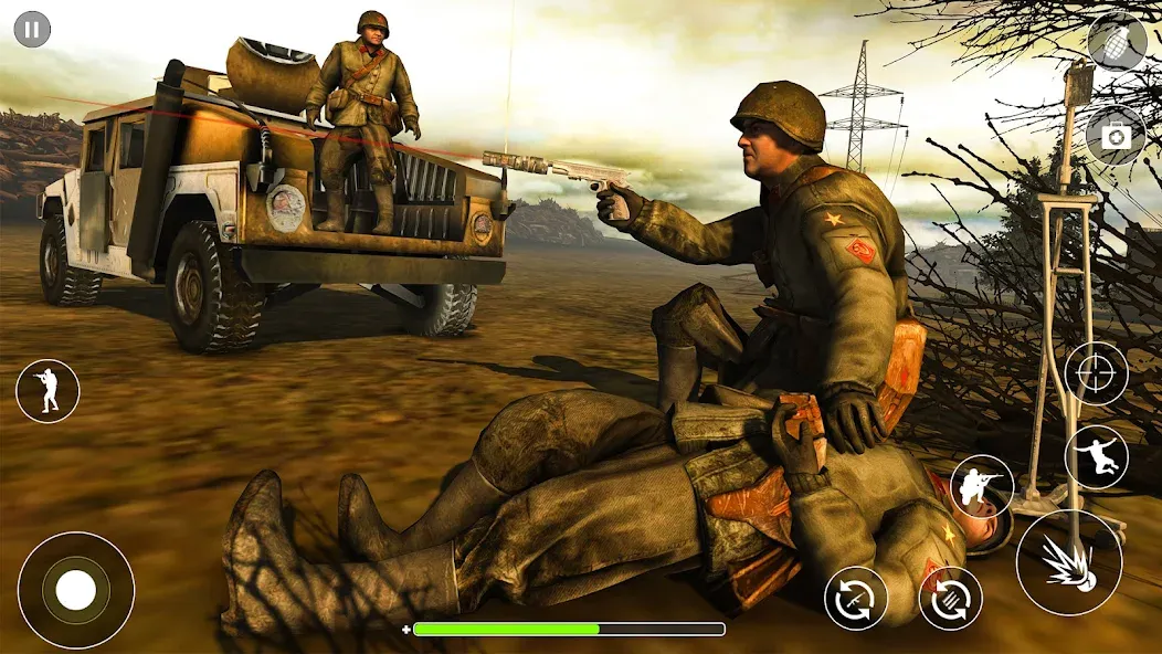 WW2 Survival Shooter :Gun fire (Вторая Мировая Война  )  [МОД Много денег] Screenshot 3