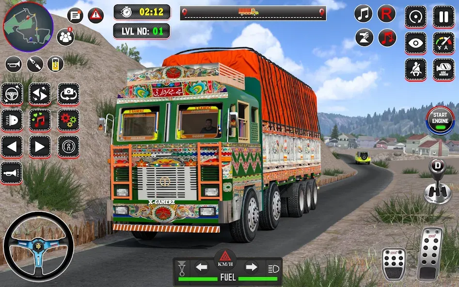 Indian Truck Drive Truck Games (Индийский грузовой симулятор)  [МОД Много денег] Screenshot 2