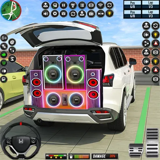 School Car Game 3d Car Driving  [МОД Много монет] Screenshot 1