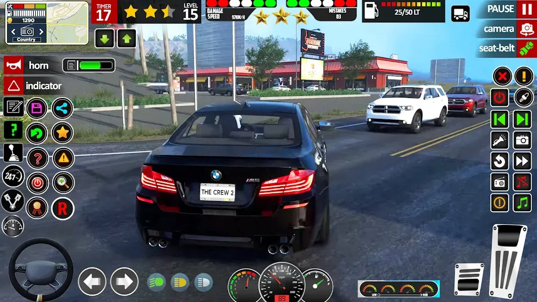 School Car Game 3d Car Driving  [МОД Много монет] Screenshot 5