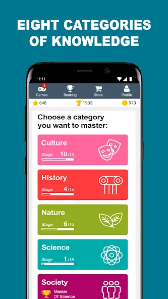 QuizzClub. Quiz & Trivia game (КвиззКлуб)  [МОД Много монет] Screenshot 4