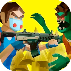 Взлом Two Guys & Zombies 3D: Online  [МОД Unlocked] - последняя версия apk на Андроид