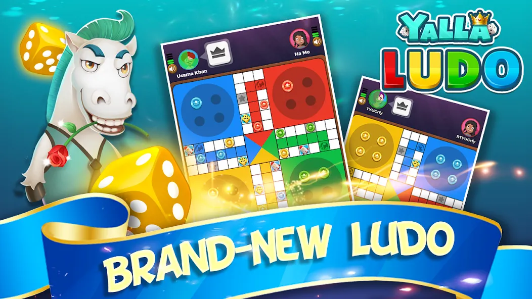 Yalla Ludo - Ludo&Domino (Ялла Лудо)  [МОД Меню] Screenshot 1