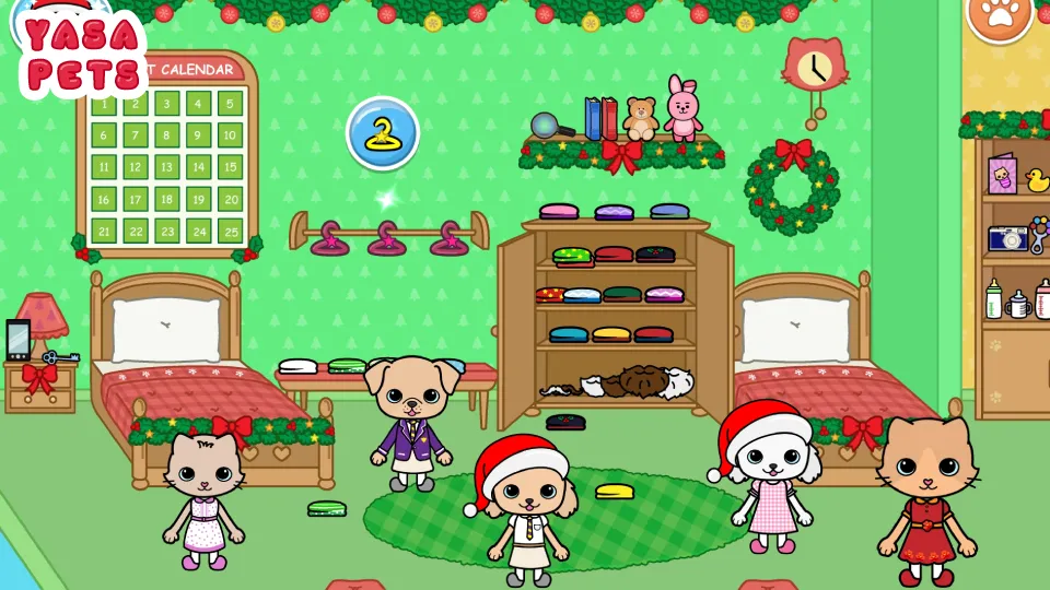 Yasa Pets Christmas (Яса Петс Кристмас)  [МОД Меню] Screenshot 5