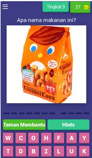 Tebak Makanan Ringan Indonesia (Гаме маканан Ринган)  [МОД Unlimited Money] Screenshot 4