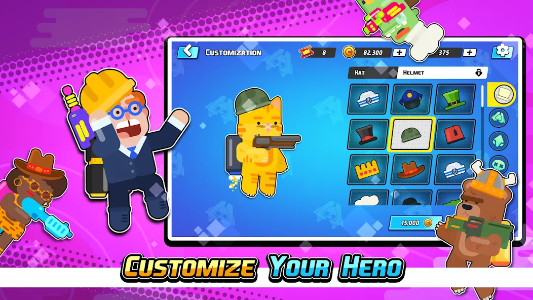 Gravity Brawl: Hero Shooter  [МОД Unlimited Money] Screenshot 2