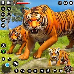 Скачать взлом Tiger Simulator Lion games 3D (Тигровый Симулятор Игр Льва 3D)  [МОД Бесконечные деньги] - последняя версия apk на Андроид