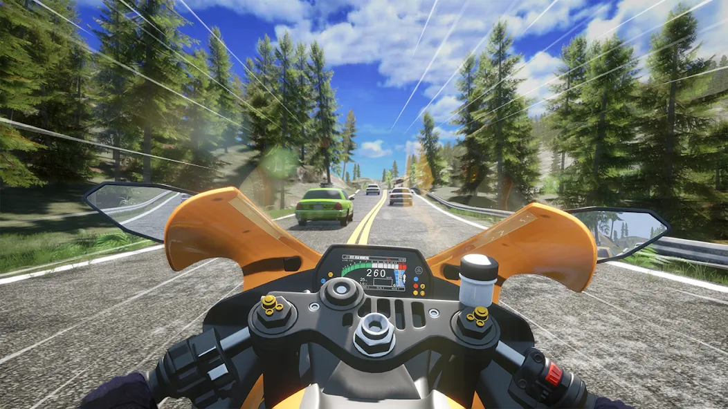 Speed Moto Dash:Real Simulator (Спид Мото Дэш)  [МОД Unlocked] Screenshot 5