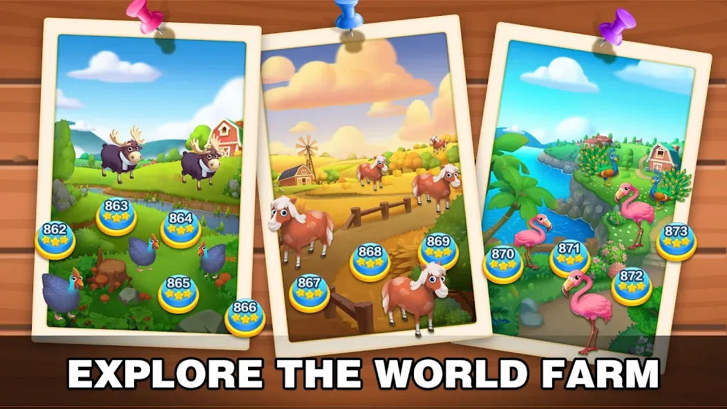 Solitaire Farm: Card Games (Соляр Фарм)  [МОД Много денег] Screenshot 5