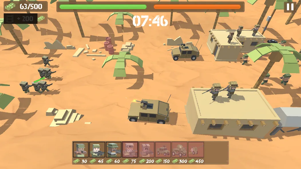 Border Wars: Army Simulator  [МОД Menu] Screenshot 4