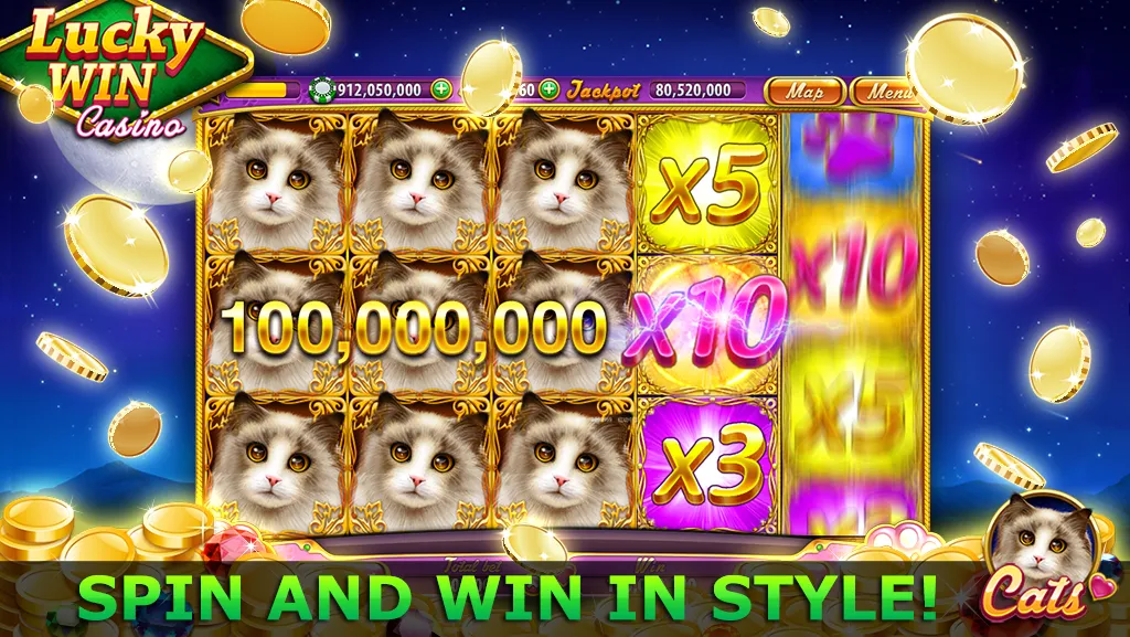 Lucky Win Casino™ SLOTS GAME (Лаки Вин казино СЛОТЫ ИГРА)  [МОД Много монет] Screenshot 1