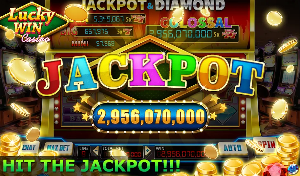 Lucky Win Casino™ SLOTS GAME (Лаки Вин казино СЛОТЫ ИГРА)  [МОД Много монет] Screenshot 3