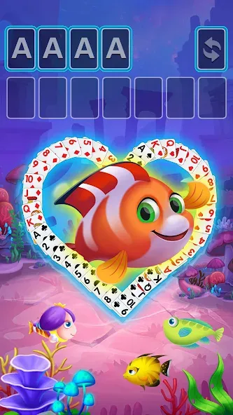 Solitaire Fish Klondike Card (Солитер Карточная игра Клондайк Фиш)  [МОД Меню] Screenshot 4