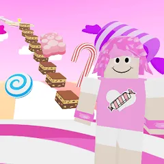 Скачать взлом Candy Parkour Sweet girl (Кенди Паркур Свит грл)  [МОД Mega Pack] - полная версия apk на Андроид