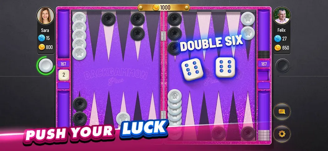 Backgammon Plus - Board Game (Бэкгаммон Плюс)  [МОД Бесконечные монеты] Screenshot 4