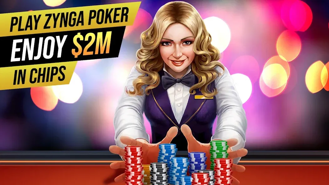 Zynga Poker ™ – Texas Holdem (Зинга Покер)  [МОД Много монет] Screenshot 2