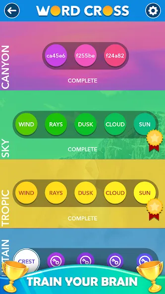 Word Cross: Offline Word Games  [МОД Unlimited Money] Screenshot 4