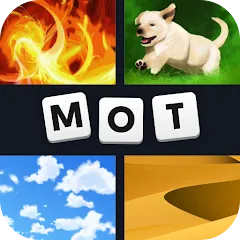 Скачать взломанную 4 Images 1 Mot (Имаджес 1 Мот)  [МОД Menu] - последняя версия apk на Андроид