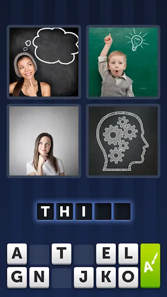 4 Pics 1 Word (Картинки 1 Слово)  [МОД Много монет] Screenshot 1