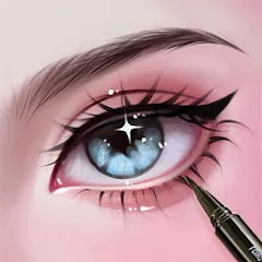 Взломанная Makeup Stylist: Makeup Game (Сам сделай макияж)  [МОД Все открыто] - последняя версия apk на Андроид